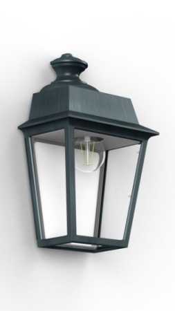 grüne Außenwandlampe